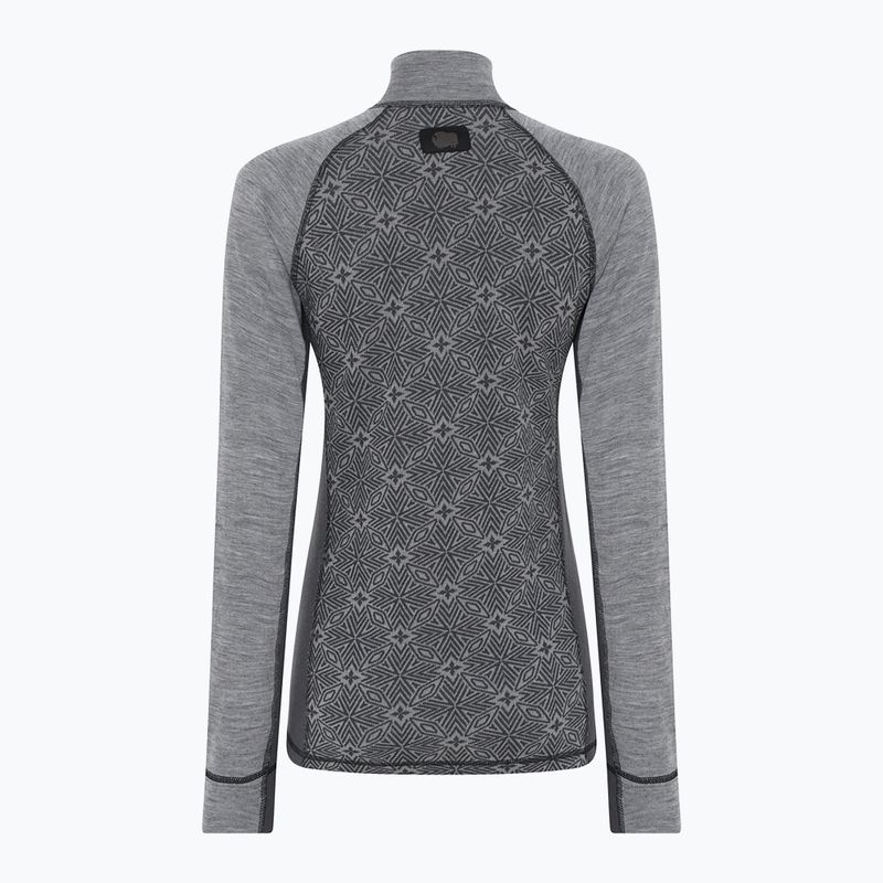 Dámska termo bielizeň Dovre Wool Organic Half Zip grey 6
