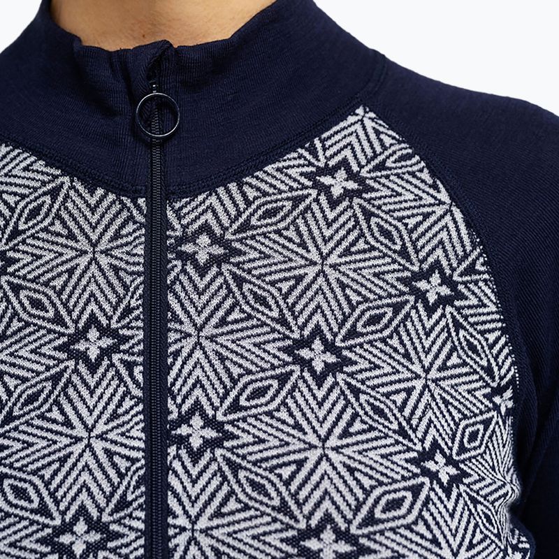 Dámska termo bielizeň Dovre Wool Organic Half Zip navy 4