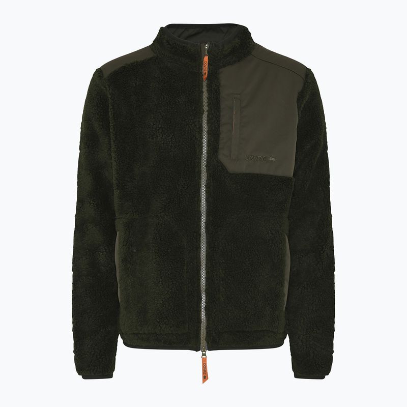 Pánska fleecová mikina Dovre Teddy Fleece green 3