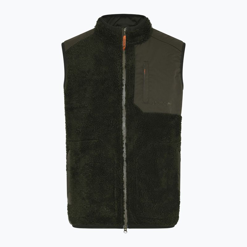 Pánska vesta Dovre Teddy Fleece green 5