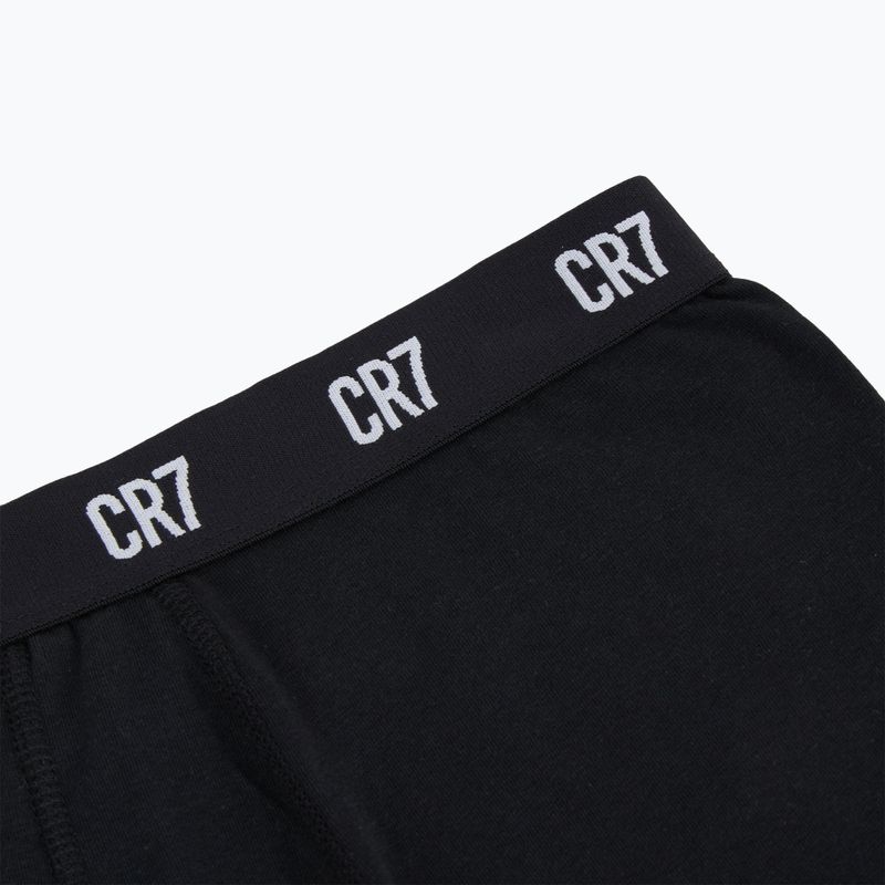 Pánske boxerky CR7 Basic Trunk 3 páry white/ greymelange/ black 5