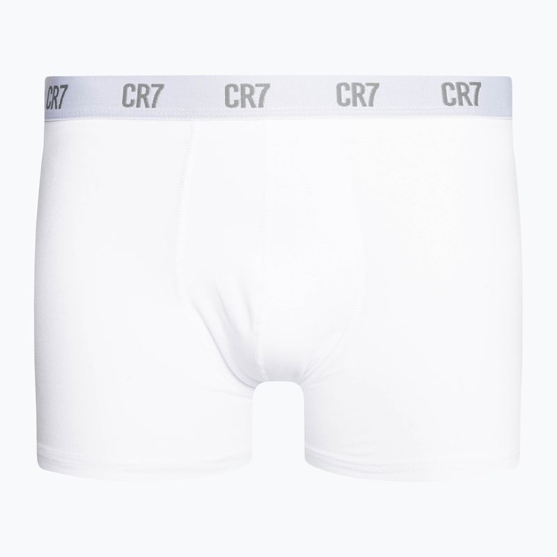 Pánske boxerky CR7 Basic Trunk 3 páry grey melange/white/navy 2