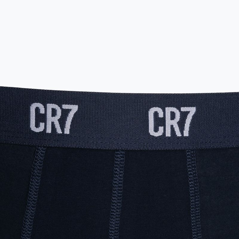 Pánske boxerky CR7 Basic Trunk 3 páry grey melange/white/navy 10