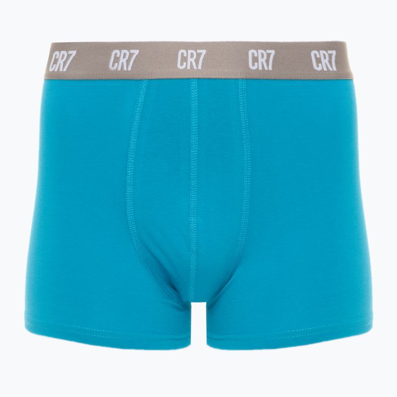 Pánske boxerky CR7 Basic Trunk 3 páry black/light green/green 2