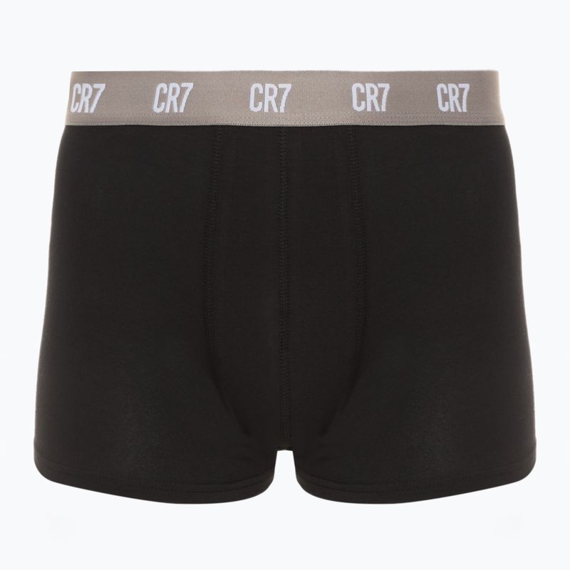 Pánske boxerky CR7 Basic Trunk 3 páry black/light green/green 4