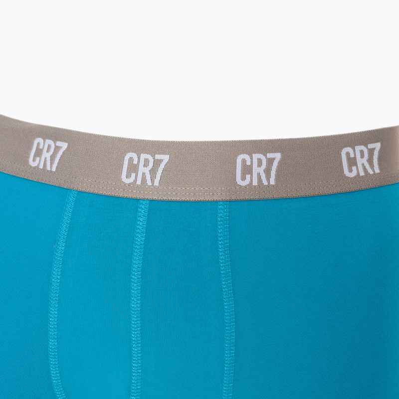 Pánske boxerky CR7 Basic Trunk 3 páry black/light green/green 6