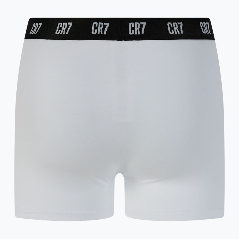 Pánske boxerky CR7 Basic Trunk 5 párov čierna/tmavosivá/sivá/biela 3