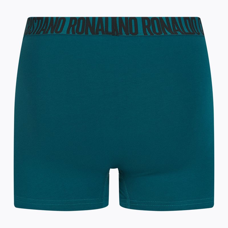 Pánske boxerky CR7 Basic Trunk 3 páry modrá/navy 6