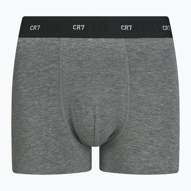 Pánske boxerky CR7 Bamboo Trunk FSC 3 páry black/dark grey/grey 5