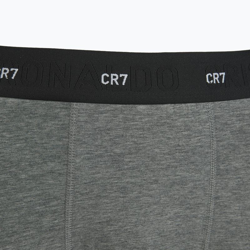 Pánske boxerky CR7 Bamboo Trunk FSC 3 páry black/dark grey/grey 7
