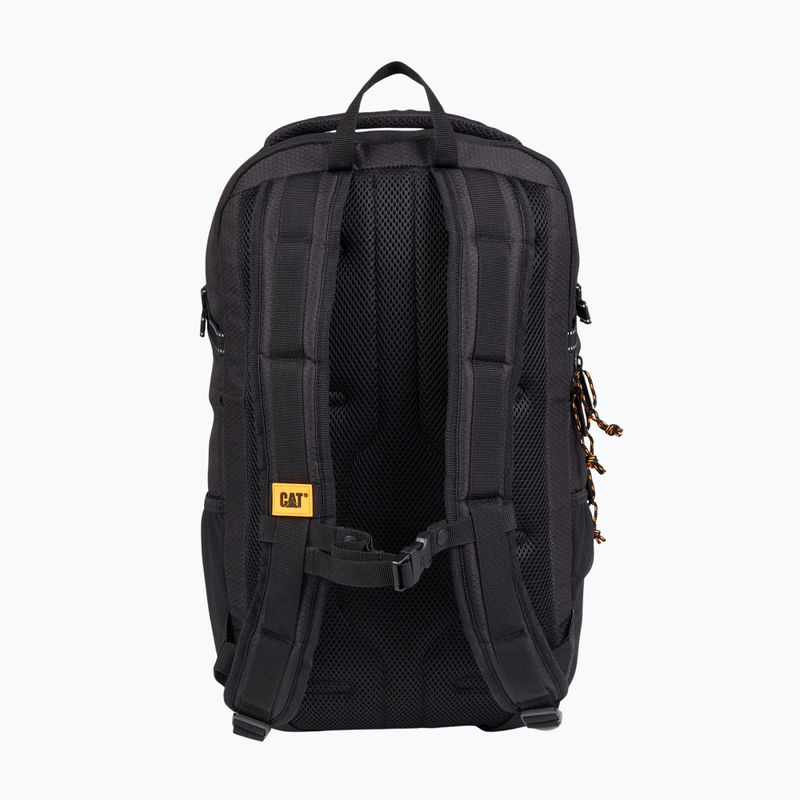 Mestský batoh Caterpillar Logan Backpack 25 l black/yellow 3