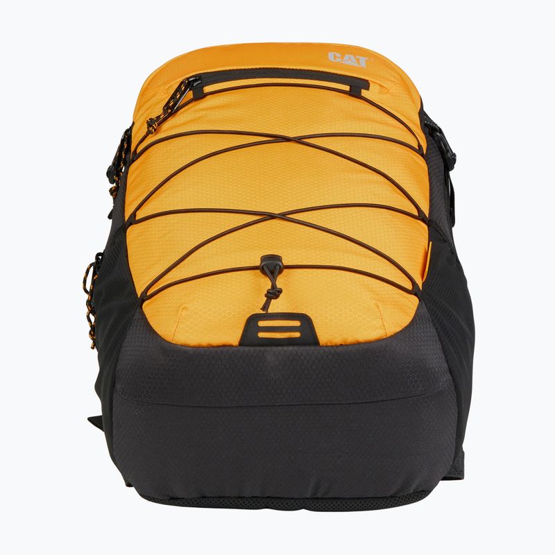 Mestský batoh Caterpillar Logan Backpack 25 l black/yellow 4