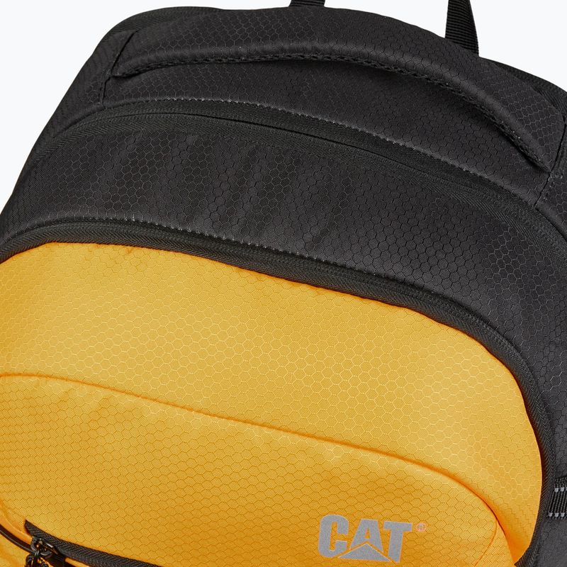 Mestský batoh Caterpillar Logan Backpack 25 l black/yellow 5