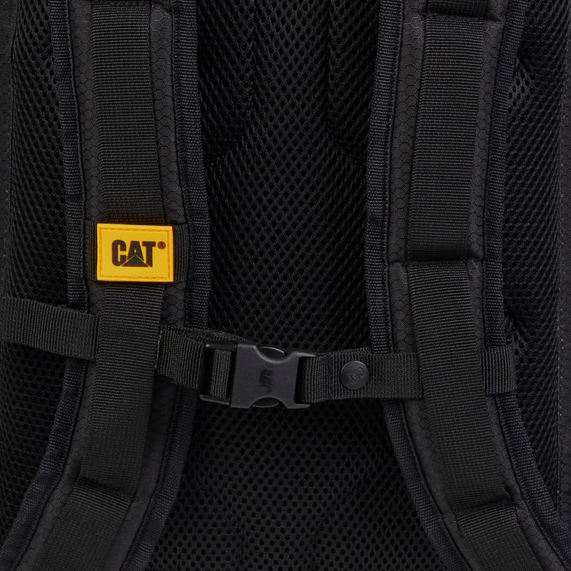 Mestský batoh Caterpillar Logan Backpack 25 l black/yellow 10