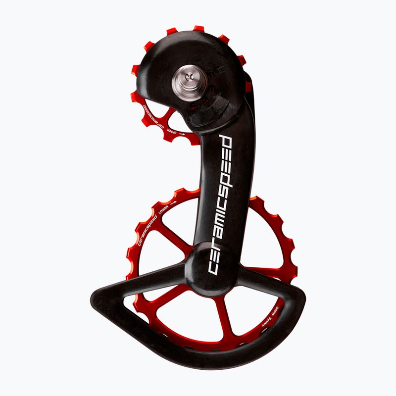 CeramicSpeed vozík prevodovky OSPW 9100/R8000 Series Povrchová úprava červená 106318