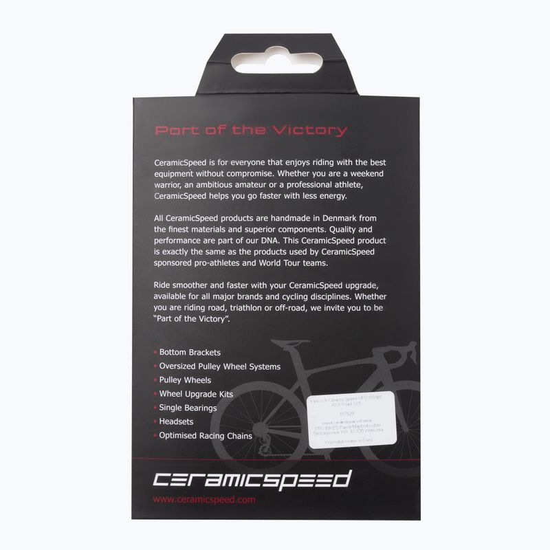 CeramicSpeed UFO reťaz na bicykel SRAM AXS Road 12S strieborná 107529 2