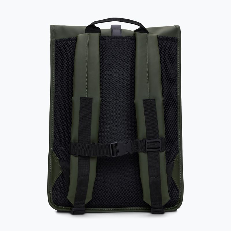 Mestský batoh Rains Rucksack Rolltop 13 + 4 l green 2