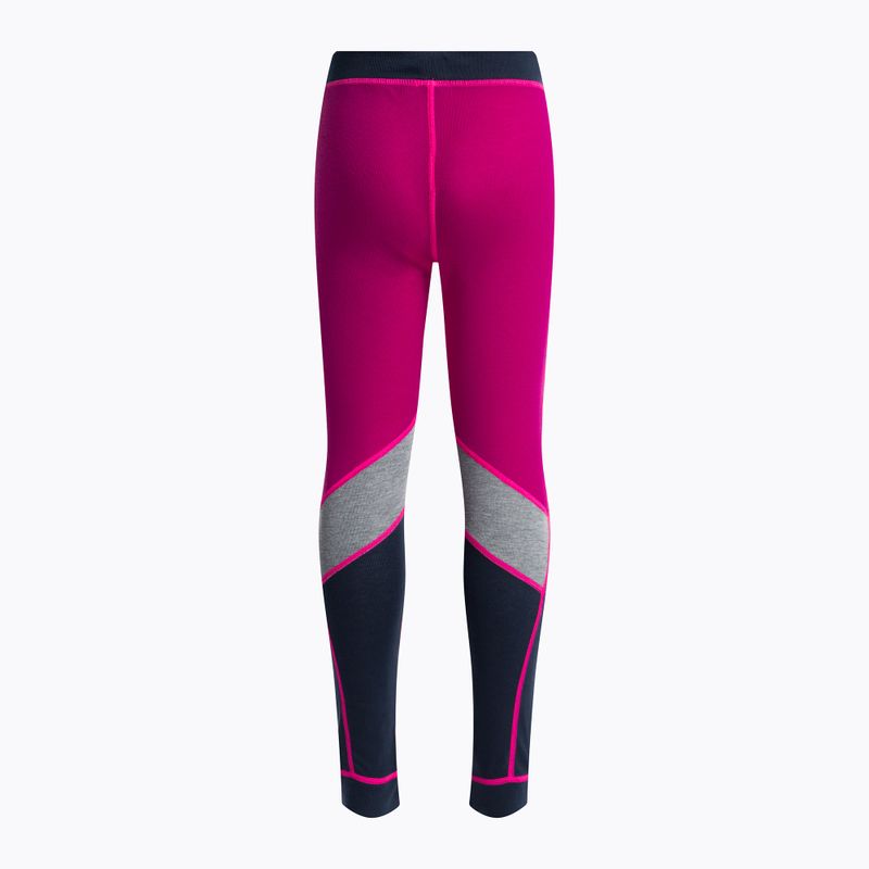 Detské termoprádlo Color Kids Ski Underwear Colorblock ružovo-čierne 74777.5885 6