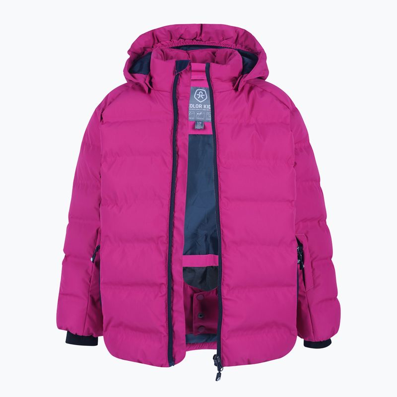 Detská lyžiarska bunda Color Kids Ski Jacket Quilted AF 1. ružová 74694 2
