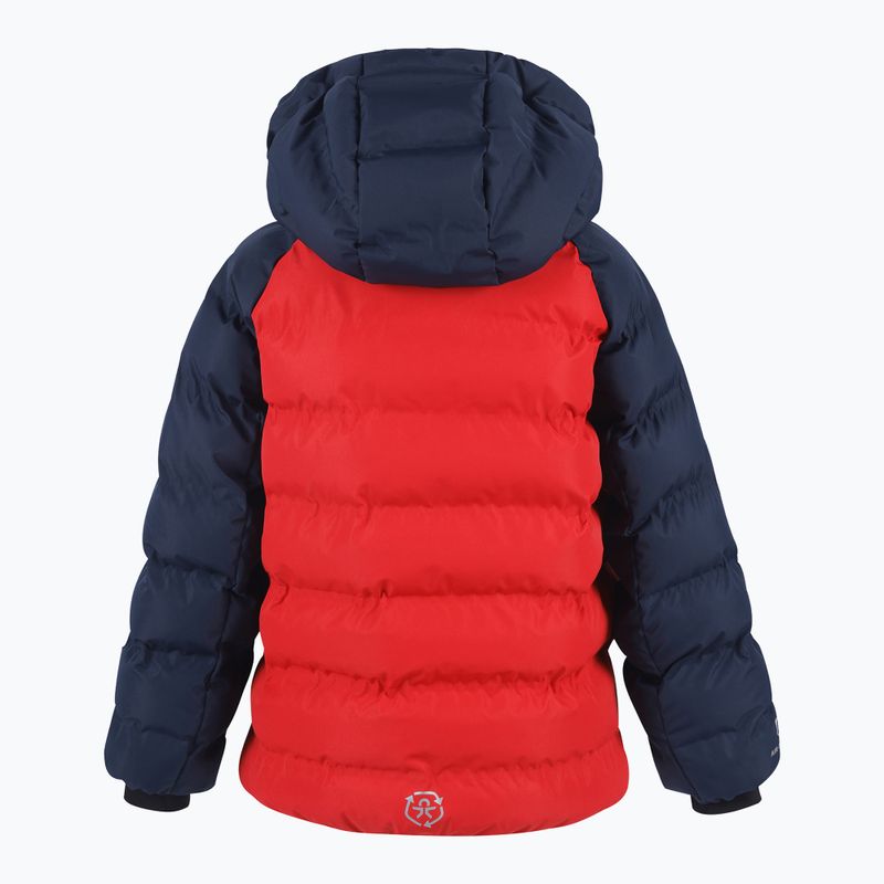 Detská lyžiarska bunda Color Kids Ski Jacket Quilted AF 1. červeno-čierna 74695 3