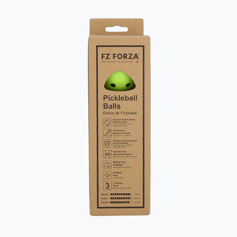 Lopty na pickleball FZ Forza 40H 3 pack yellow 2