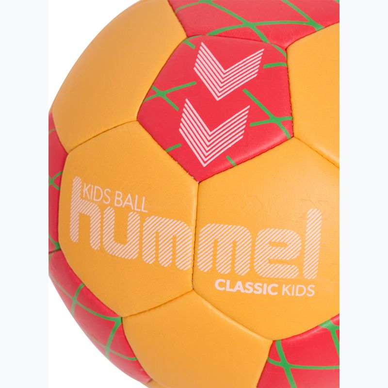 Detská lopta na hádzanú  Hummel Classic HB Jr orange/red/green size 0.0 4