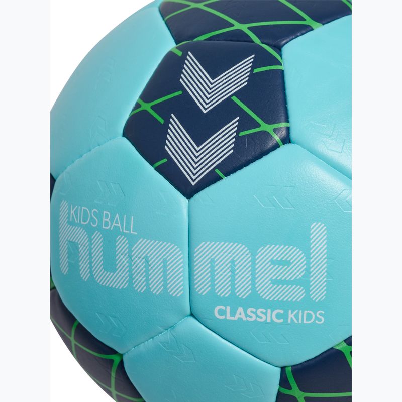 Detská lopta na hádzanú  Hummel Classic HB Jr light blue/marine/green size 0.0 4