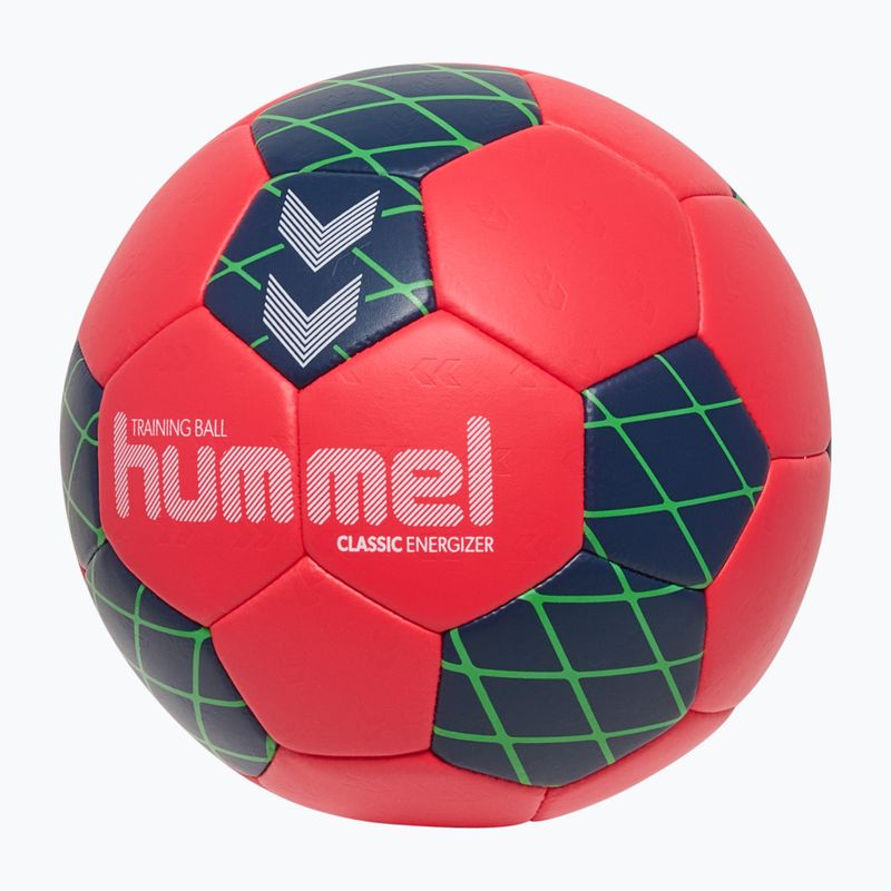 Loptu na hádzanú Hummel Classic Energizer red/marine/green size 0 2