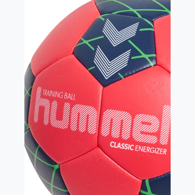 Loptu na hádzanú Hummel Classic Energizer red/marine/green size 0 4