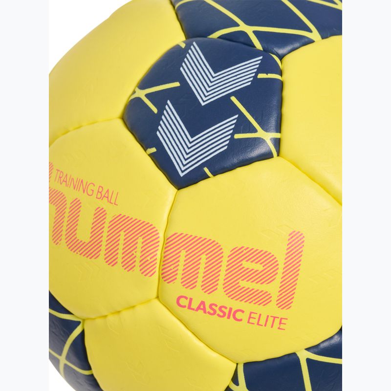 Loptu na hádzanú Hummel Classic Elite HB yellow/marine size 1 4