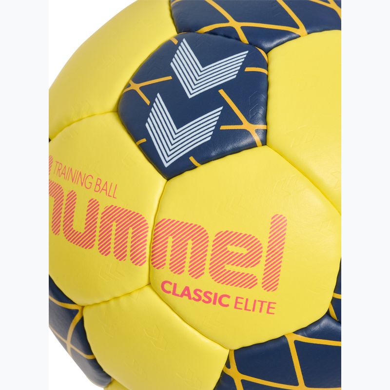 Loptu na hádzanú Hummel Classic Elite HB yellow/marine/orange size 2 4