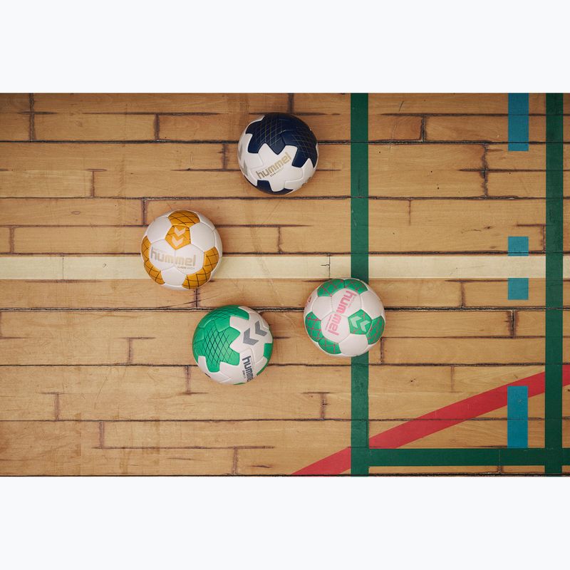 Hádzanárska lopta Hummel Star Mach off-white/navy/gold veľkosť 3 5