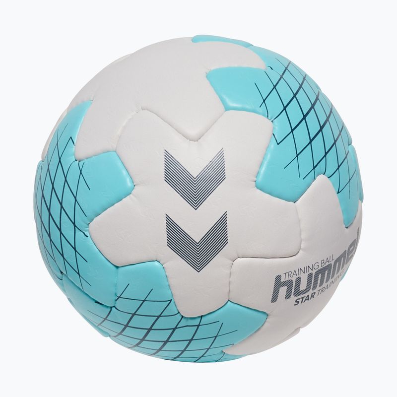 Loptu na hádzanú Hummel Startraining HB white/light blue/navy size 2 2