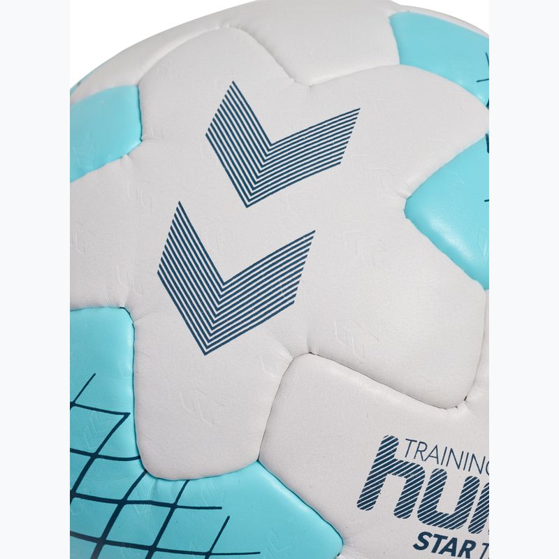 Loptu na hádzanú Hummel Startraining HB white/light blue/navy size 2 4