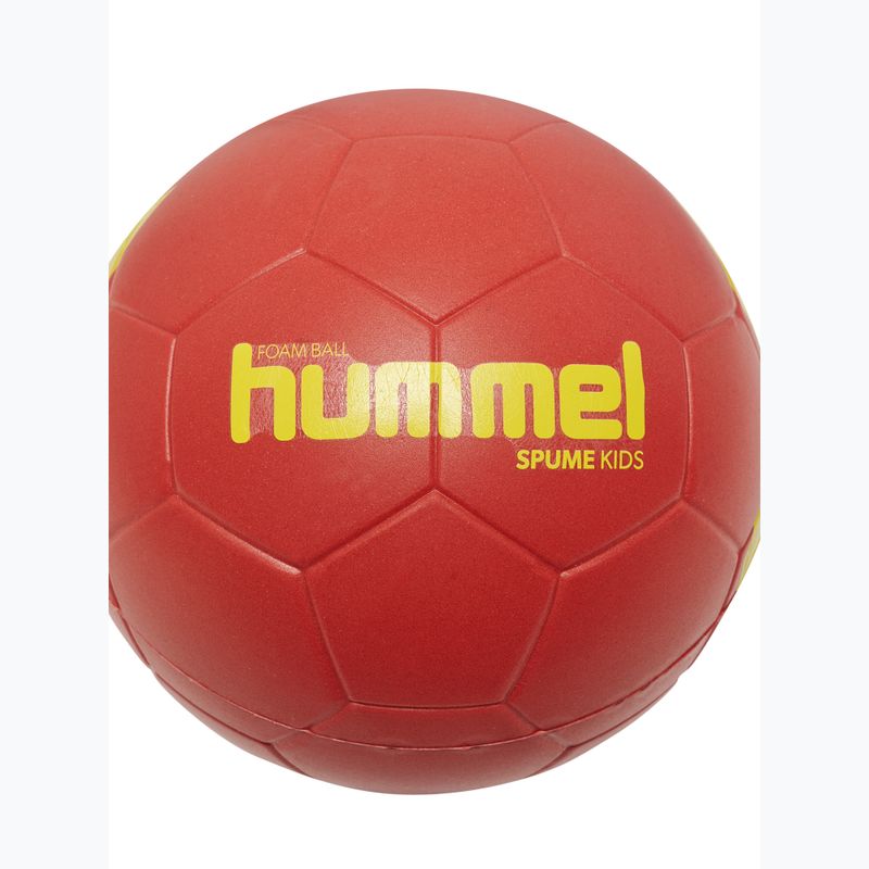 Detská lopta na hádzanú  Hummel Classic Spume HB Jr burgundy/yellow size 0 3
