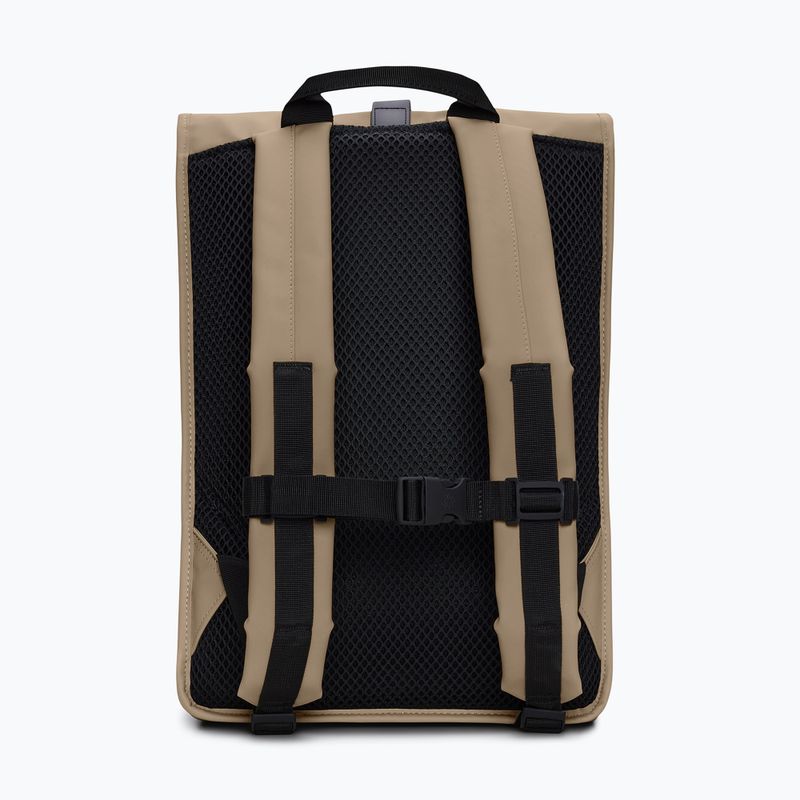 Mestský batoh Rains Rucksack Rolltop Beige 3