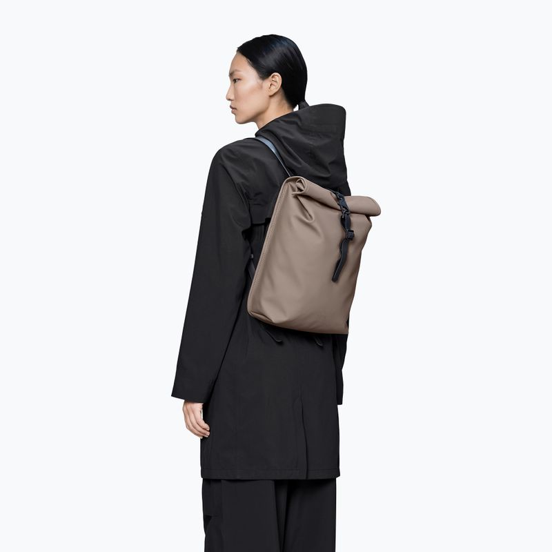 Mestský batoh Rains Rolltop Rucksack Mini Cinder 3