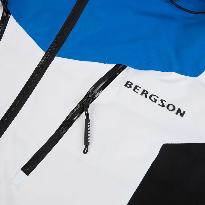 Pánska lyžiarska bunda BERGSON Velox Stx ibiza blue/white 4