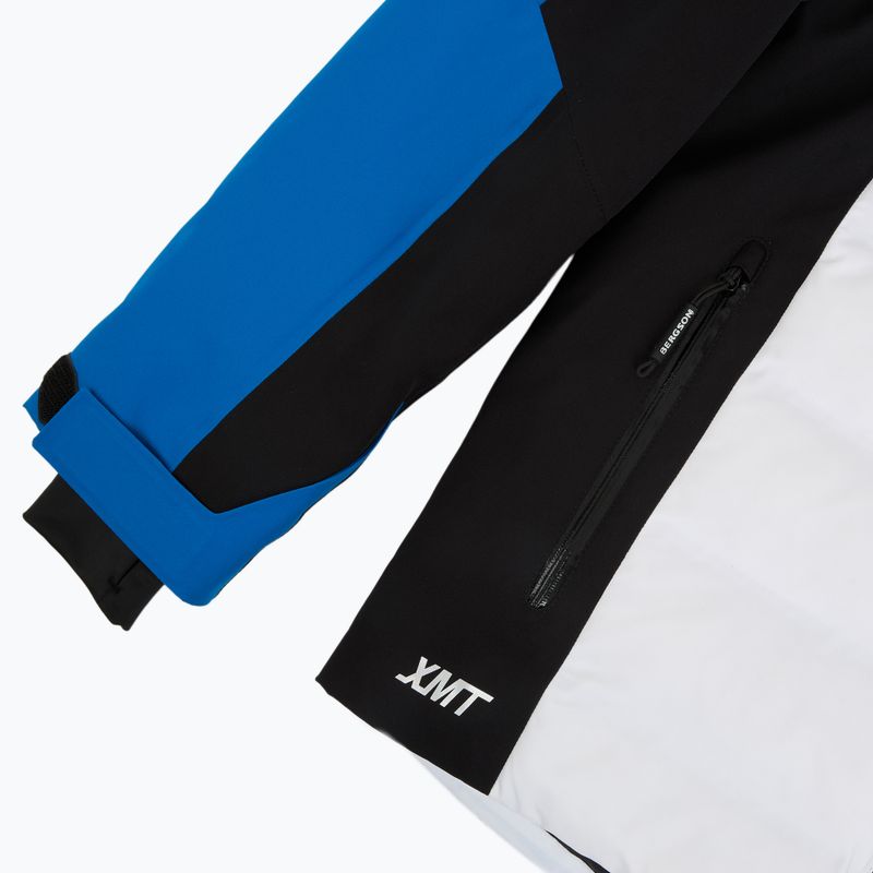 Pánska lyžiarska bunda BERGSON Velox Stx ibiza blue/white 5