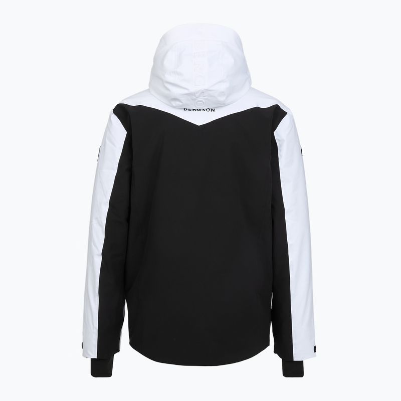 Pánska lyžiarska bunda BERGSON Velox Stx white/grey 2