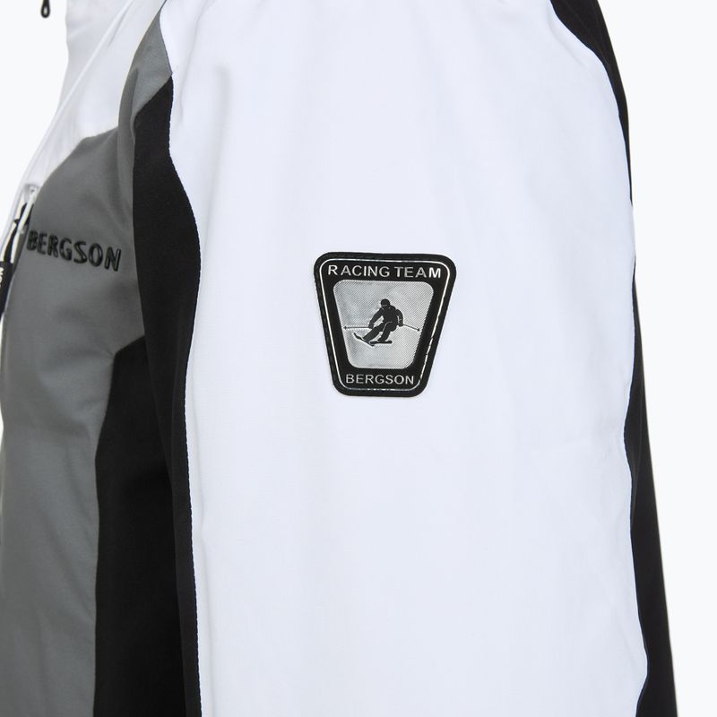 Pánska lyžiarska bunda BERGSON Velox Stx white/grey 3