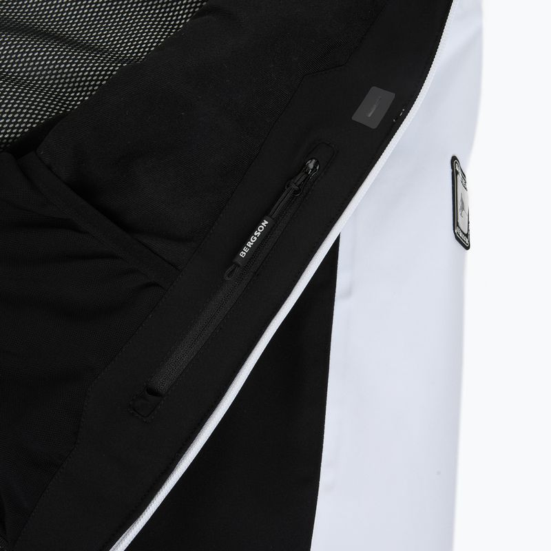 Pánska lyžiarska bunda BERGSON Velox Stx white/grey 8