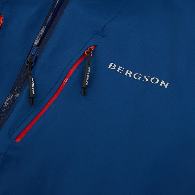 Pánska lyžiarska bunda BERGSON Axen Stx director blue 4