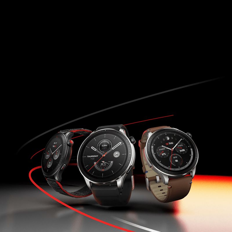 Hodinky Amazfit GTR 4 Superspeed + stupnica čierna/strieborná W2166EU1N 12