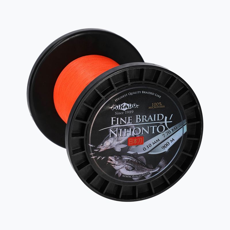 Mikado Nihonto Fine Braid 900m oranžová Z37O-020-900