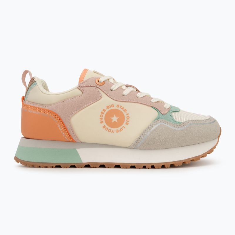 Dámske topánky BIG STAR LL274542 coral/pink/grey 2