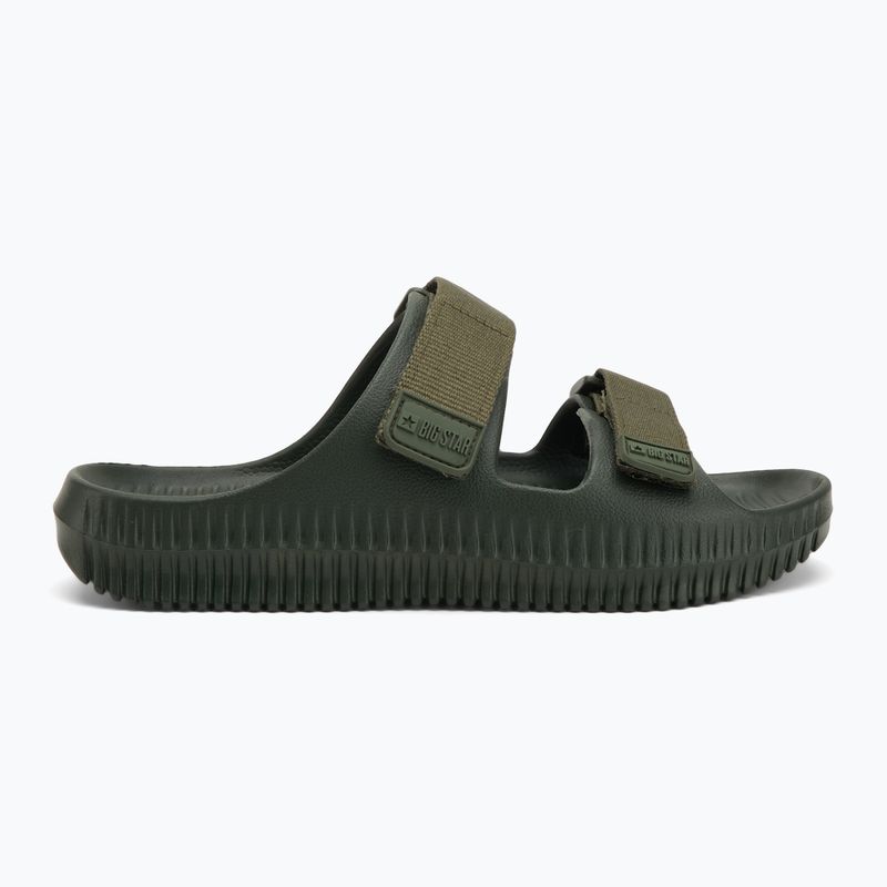 Big Star pánske žabky RR174A027 green/olive 2