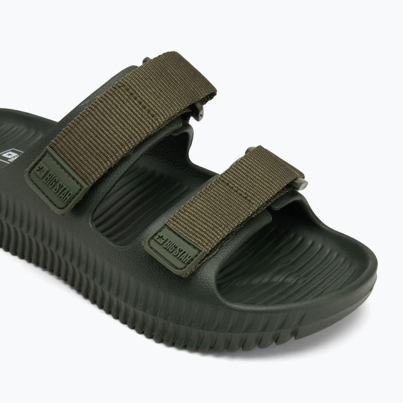 Big Star pánske žabky RR174A027 green/olive 7