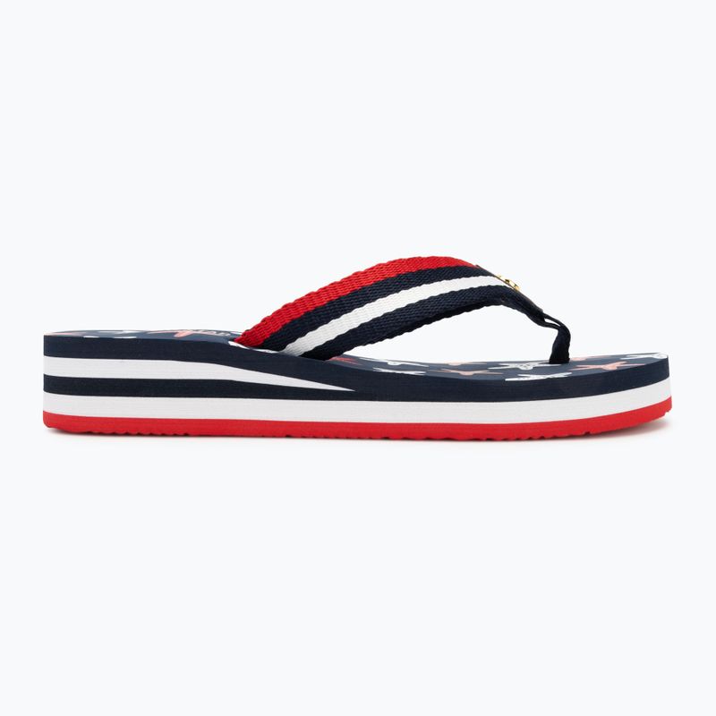 Dámske žabky BIG STAR RR274A127 navy blue / red 2