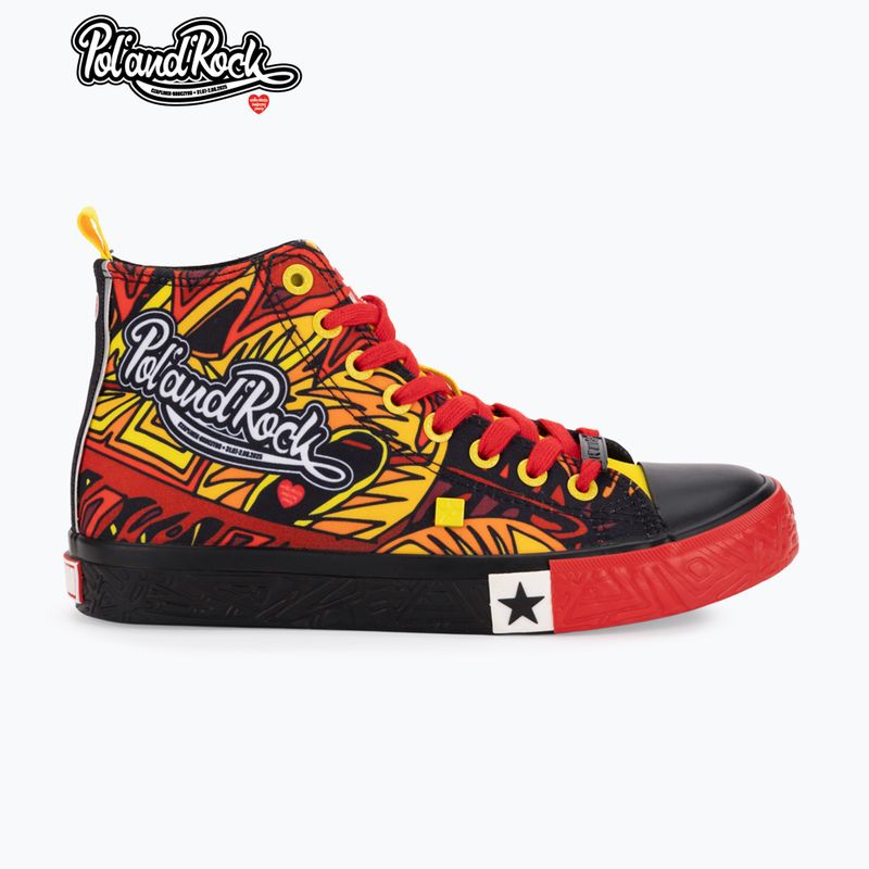 Pánske tenisky BIG STAR SS174501 black/red/yellow 8